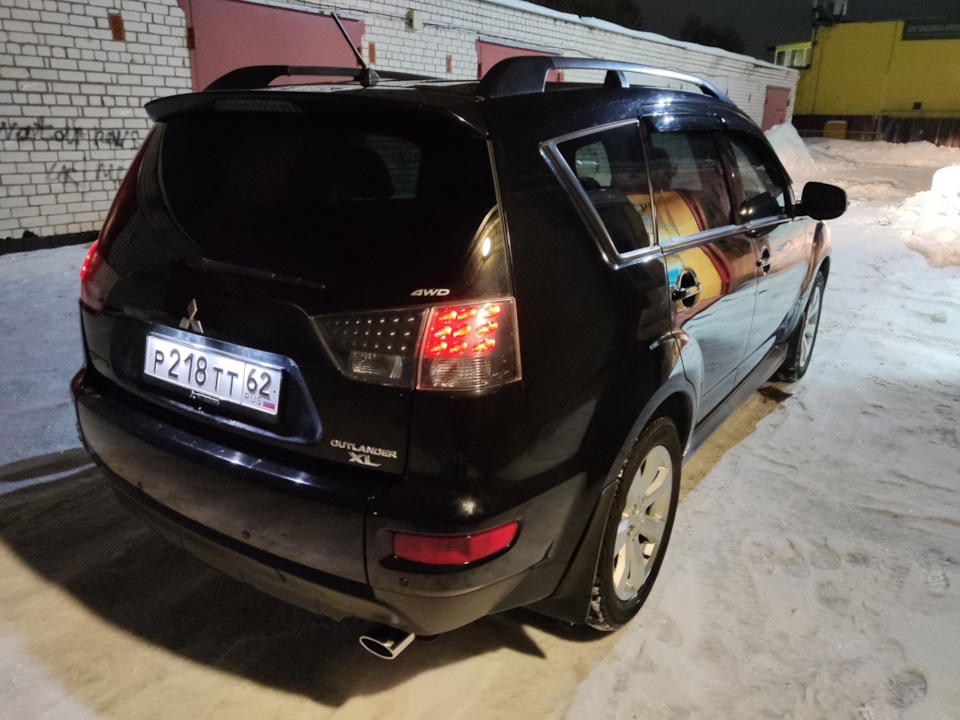 Насадка на глушитель — Mitsubishi Outlander XL, 2,4 л, 2011 года ...