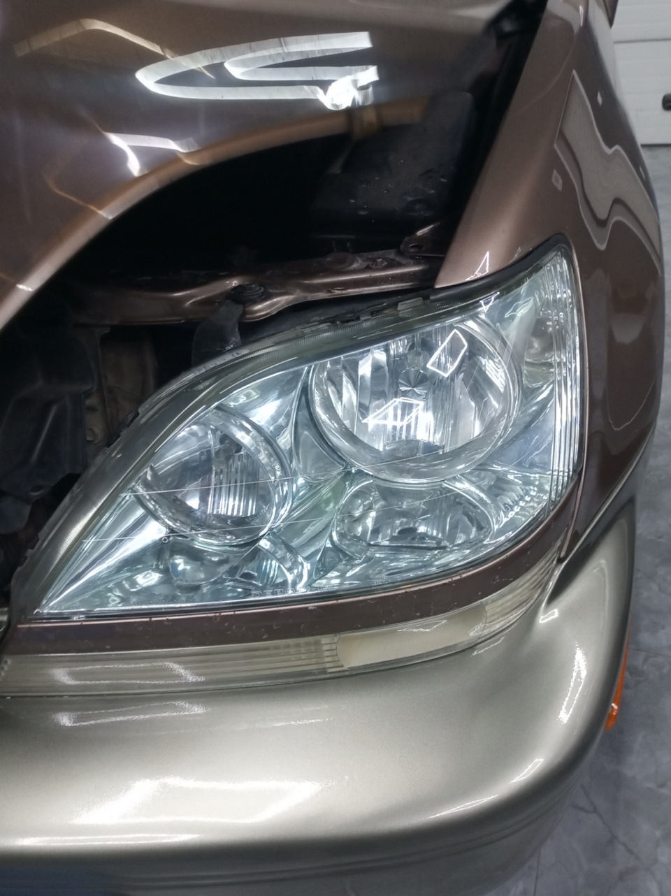 Химическая полировка фар — Lexus RX (1G), 3 л, 1998 года | визит на ...