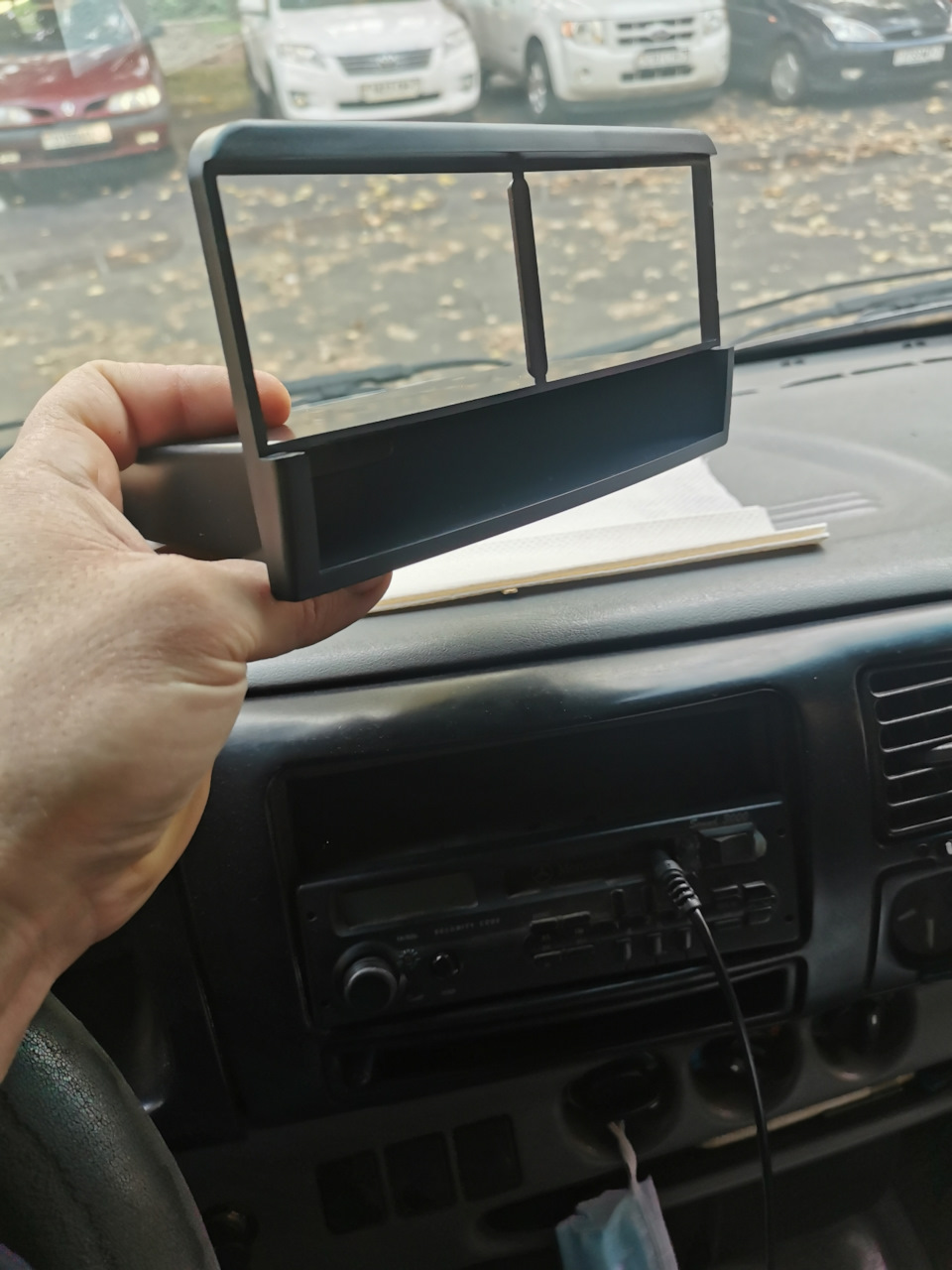 Рамка под магнитолу — Ford Transit (5G), 2,5 л, 1998 года | аксессуары ...