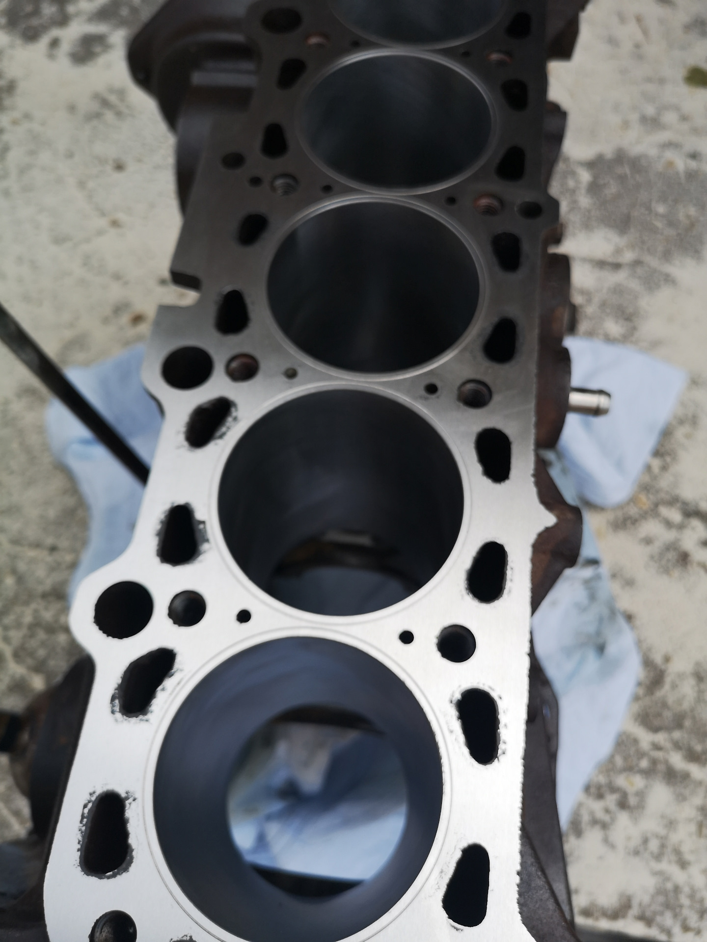 Проточка. Блока kg в блок мс — Audi Quattro, 2 л, 1983 года | своими ...