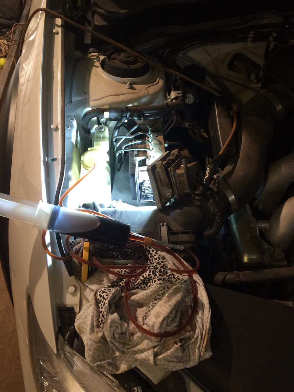 Железная рамка номера, ремонт щупа и замена жижи гура. — Subaru Impreza ...