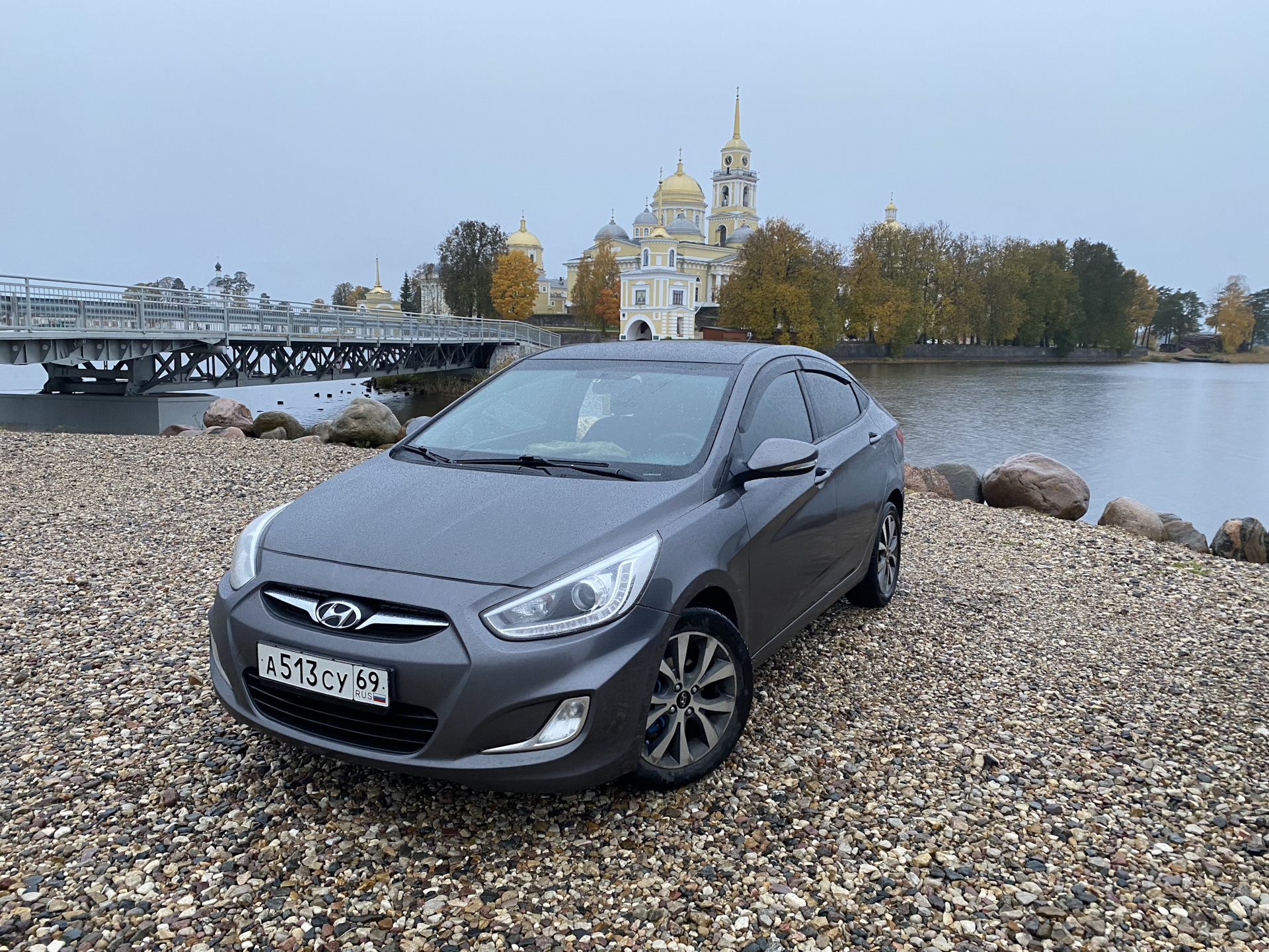 Нилова-пустынь, Селигер — Hyundai Solaris, 1,6 л, 2013 года | путешествие |  DRIVE2