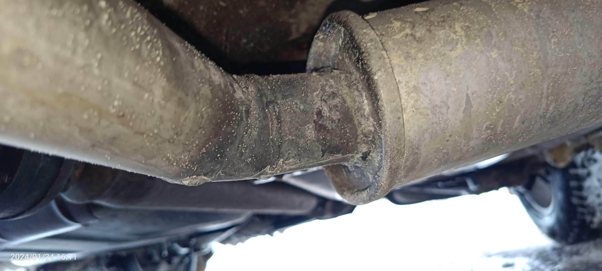 Сделал выхлоп+ опять ремень😡 — Mitsubishi RVR (1G), 2 л, 1992 года ...