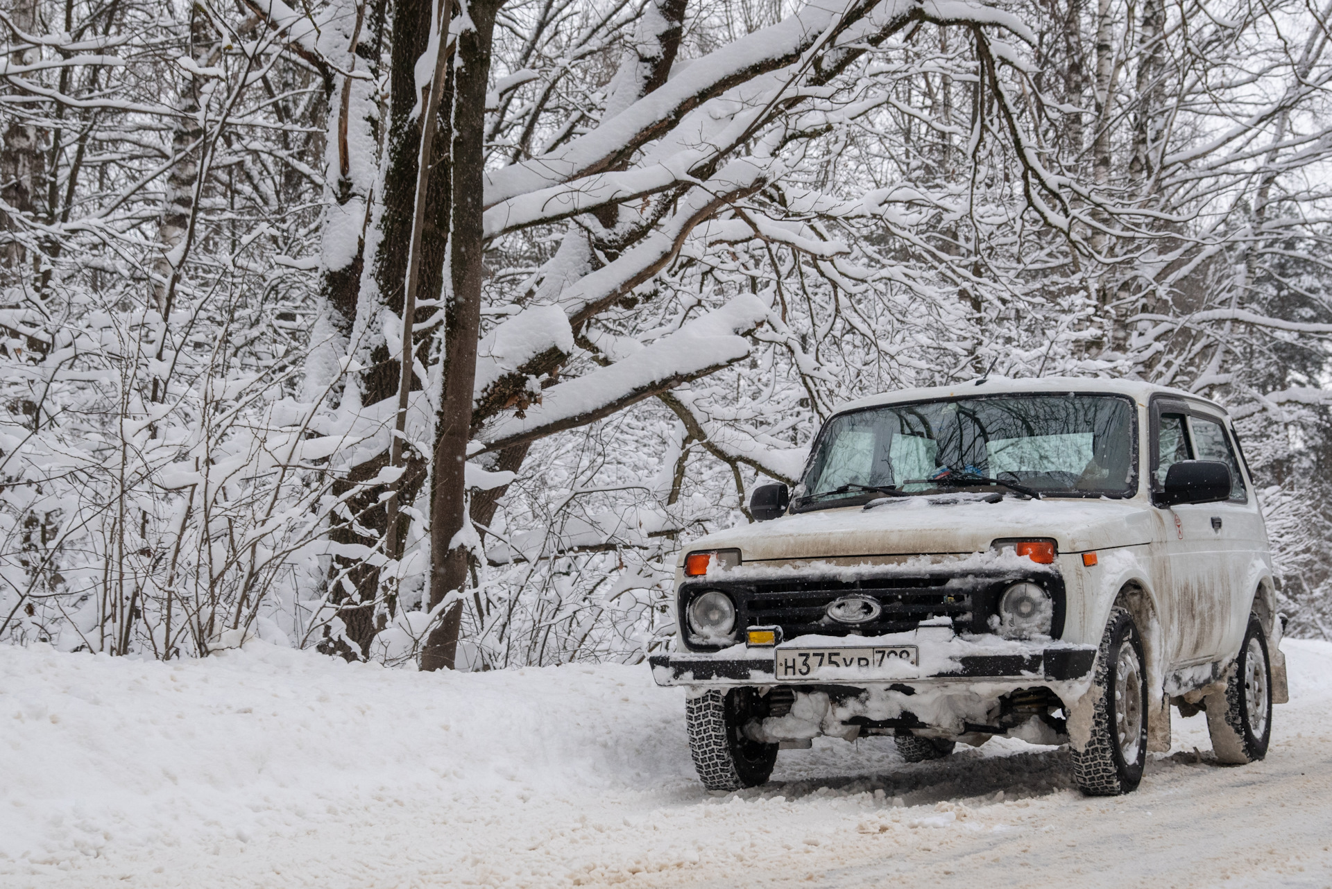 Нива и зима. — Lada 4x4 3D, 1,7 л, 2021 года | фотография | DRIVE2