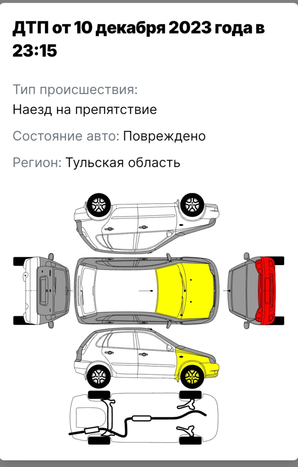 Конец 2023. Завершилось не так, как хотелось. — Hyundai Elantra (3G), 1,6  л, 2005 года | ДТП | DRIVE2