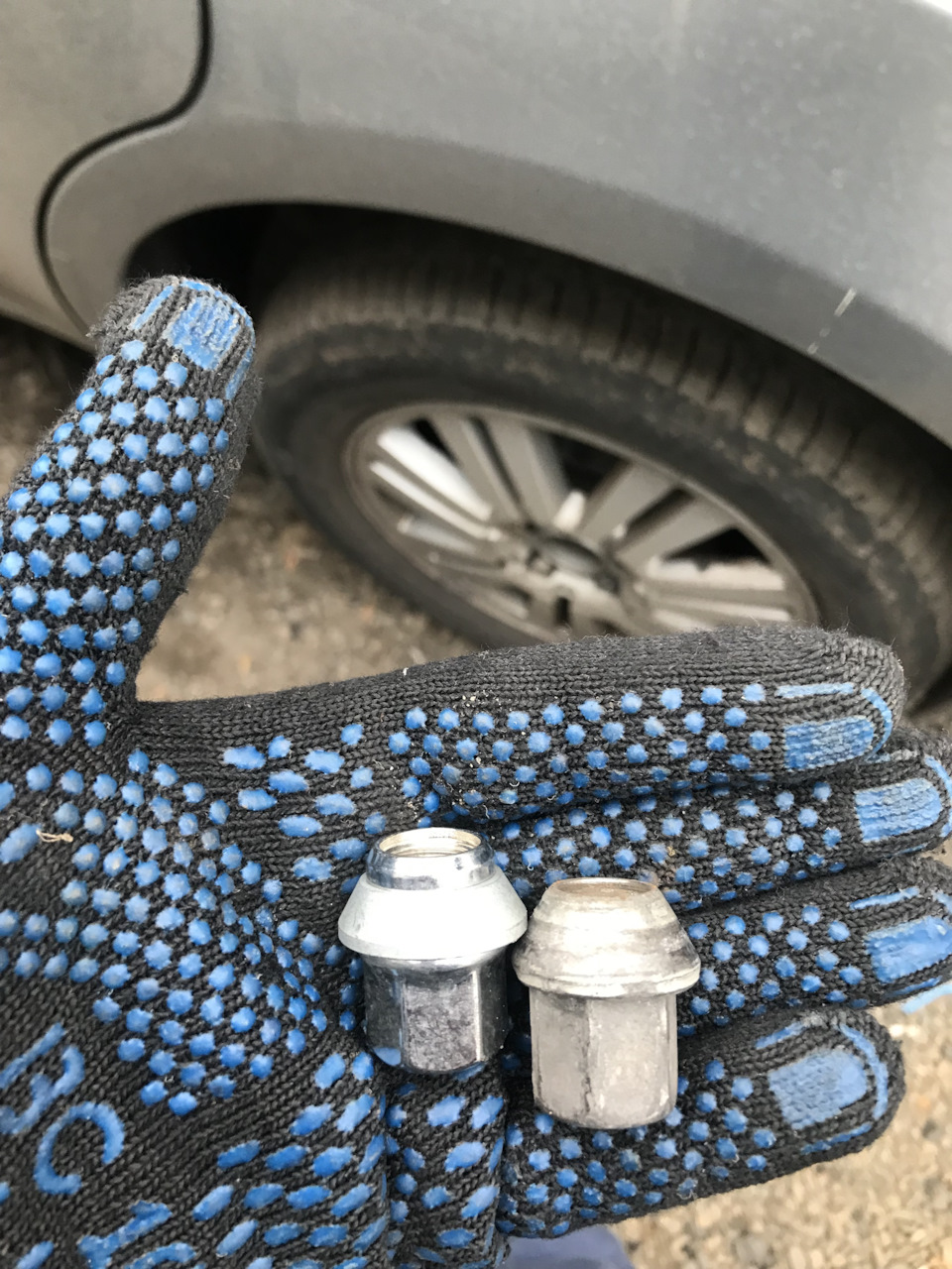 #22 Замена гаек на колесах — Ford S-Max (1G), 2 л, 2006 года | своими ...