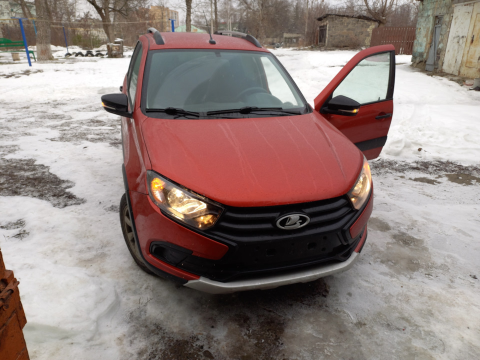 Ограничители нового образца. Крепление фары. — Lada Гранта Cross, 1,6 л ...