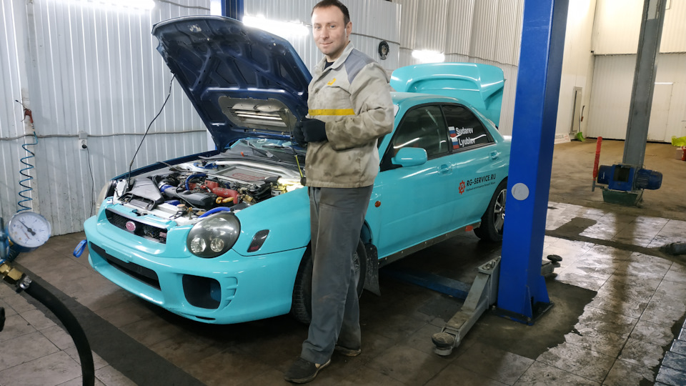 Страна должна знать своих героев. Спасибо Илье за заботу о субе) — Subaru Impreza WRX STI (GD)