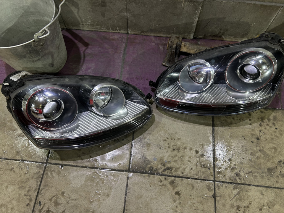 35. Очередные фары оем+линзы led dk300 — Volkswagen Golf Variant (Mk5 ...