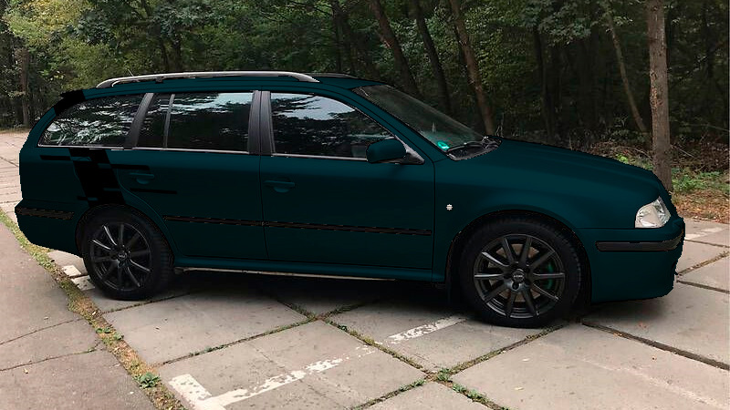 Цвет Несси 2 (316) — Skoda Octavia Combi A4 Mk1, 1,8 л, 2001 года ...