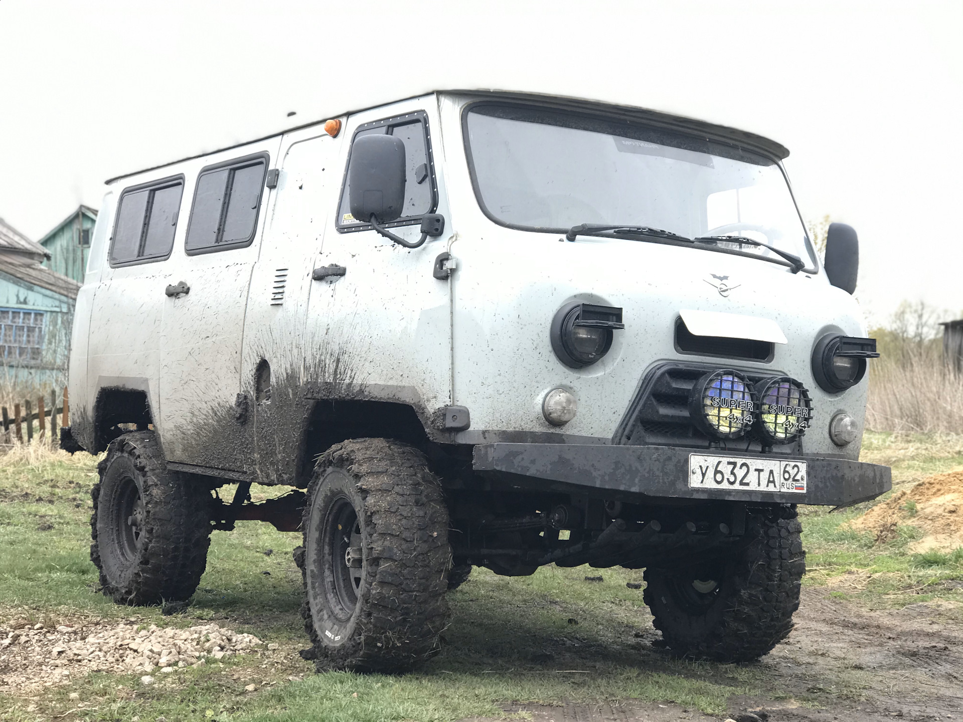 уаз буханка военные мосты