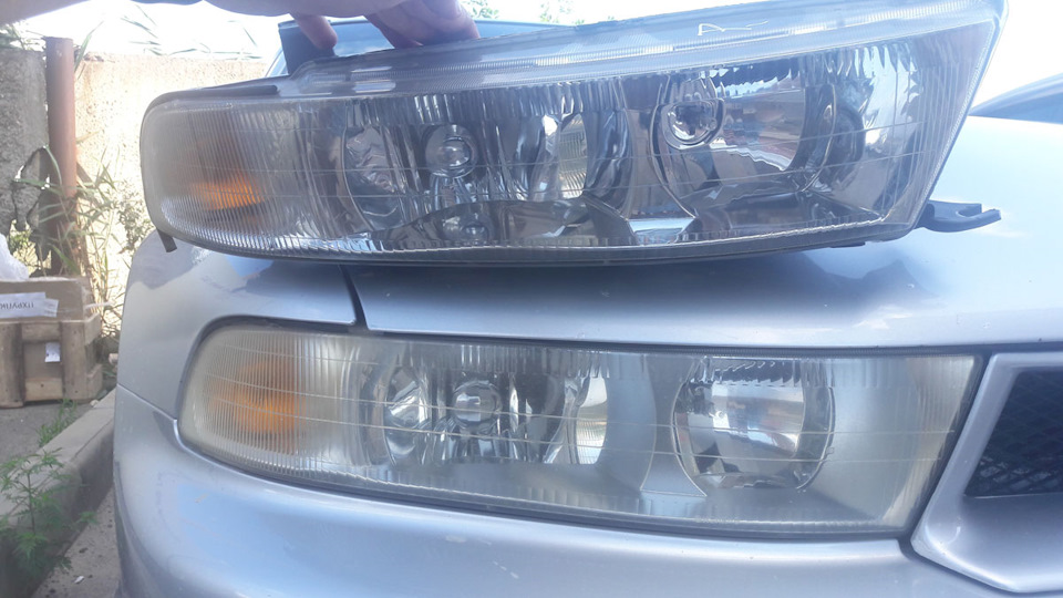 Как снять фару галант 8 usa Фары от Galant Táiwān (отчет Руслан Choogoon) - Mitsubishi Galant VR-4, 2,5 л, 2