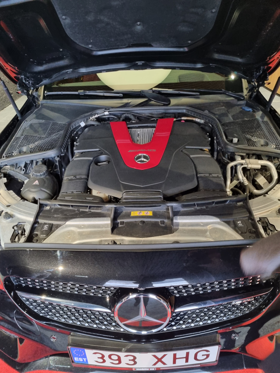Масло, фильтра — Mercedes-Benz C 43 AMG (W205), 3 л, 2017 года ...