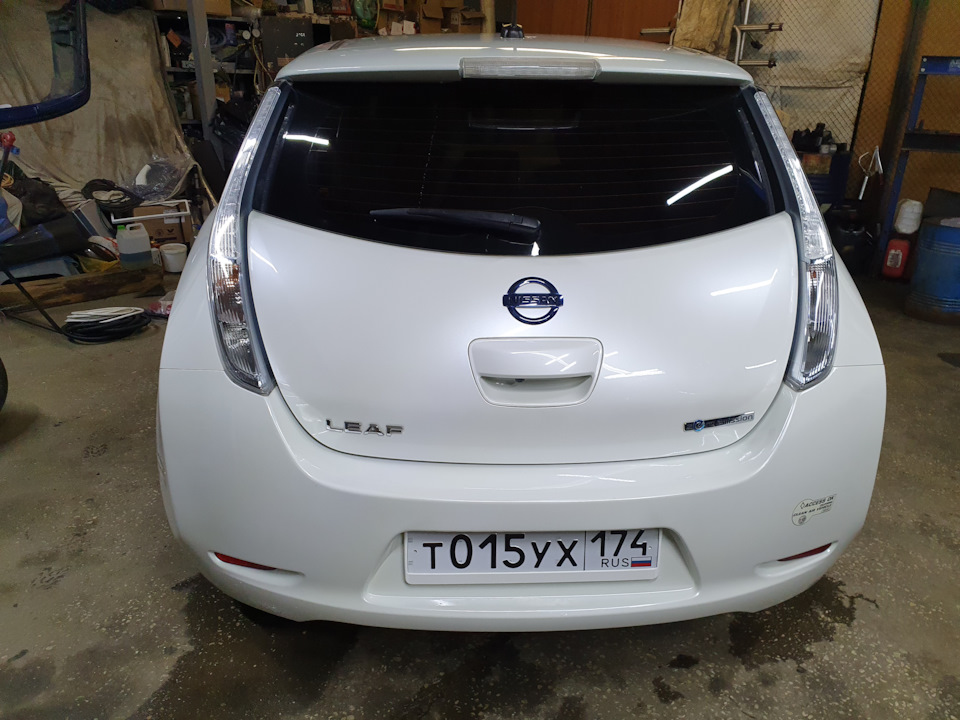 Моргает ready nissan leaf