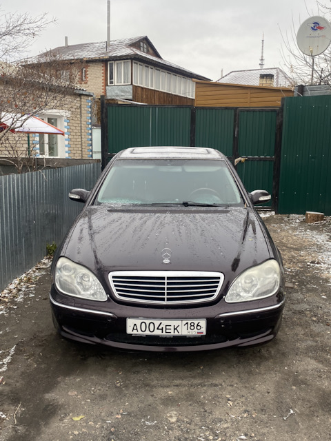 Снять задний диван w220