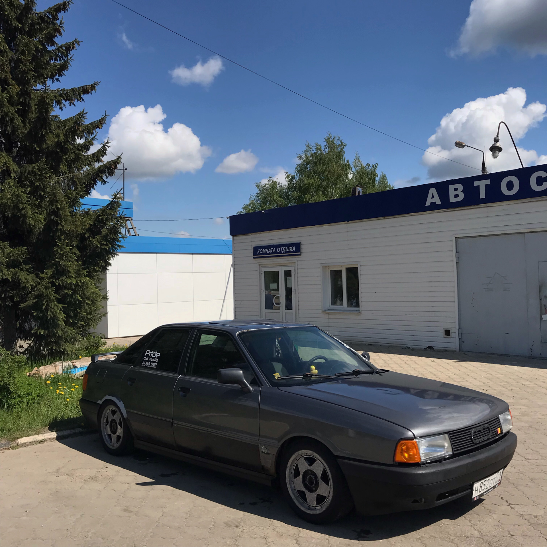 Тонировка задних стёкол — Audi 80 (B3), 1,8 л, 1990 года | прикол | DRIVE2