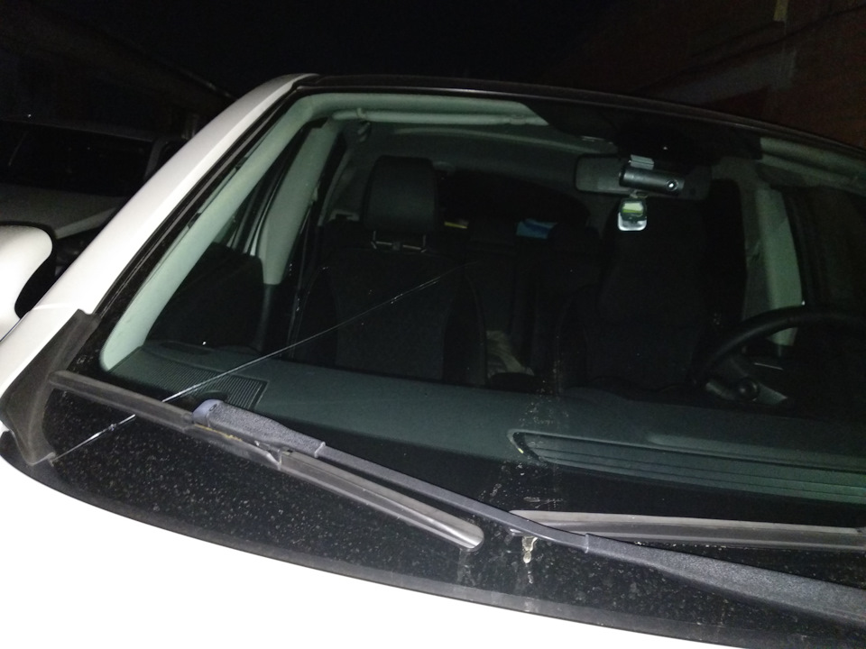 Замена лобового стекла ( — Nissan Qashqai (1G), 2 л, 2013 года | визит ...