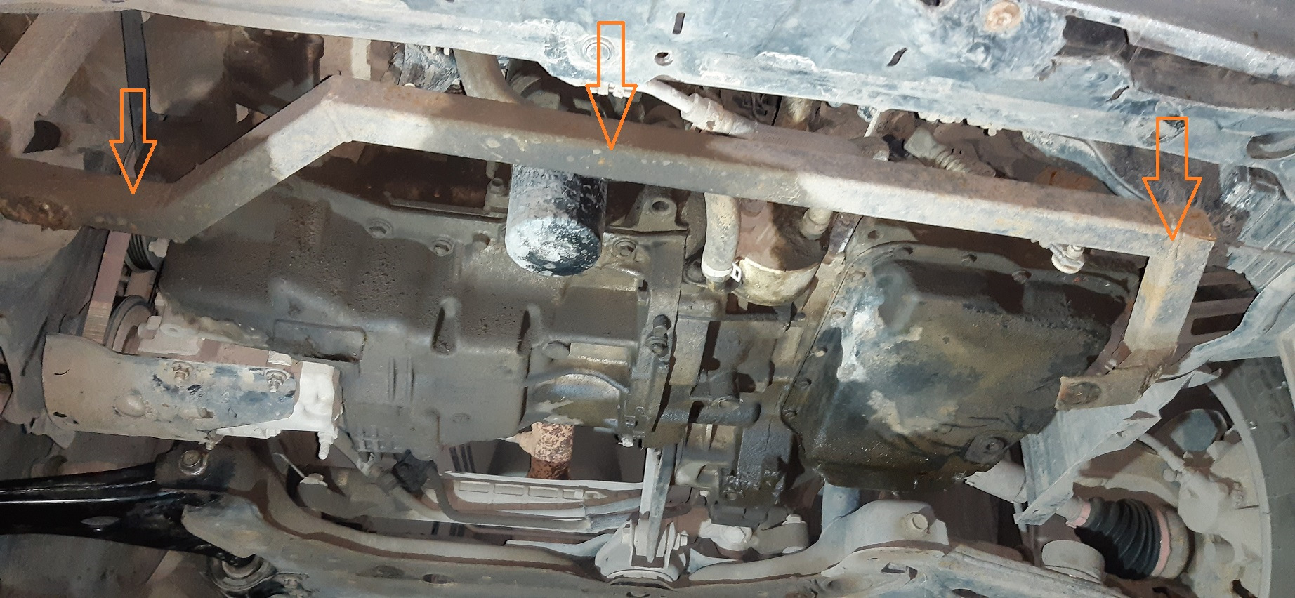 Композитная защита картера — Mazda 5 (2G), 2 л, 2008 года | аксессуары ...