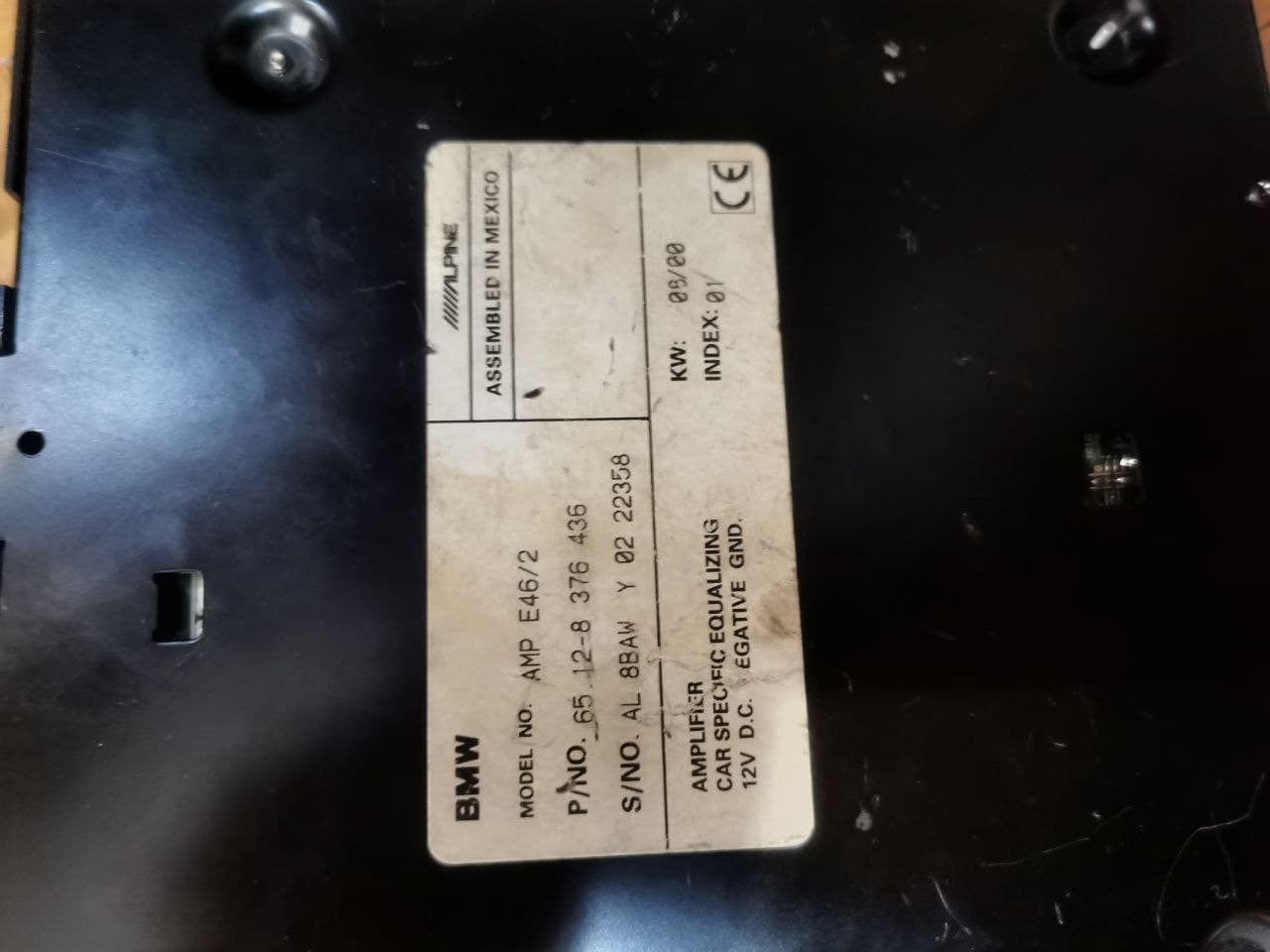 Распиновка разъема усилителя звука BMW E46 — BMW 3 series Touring (E46 ...