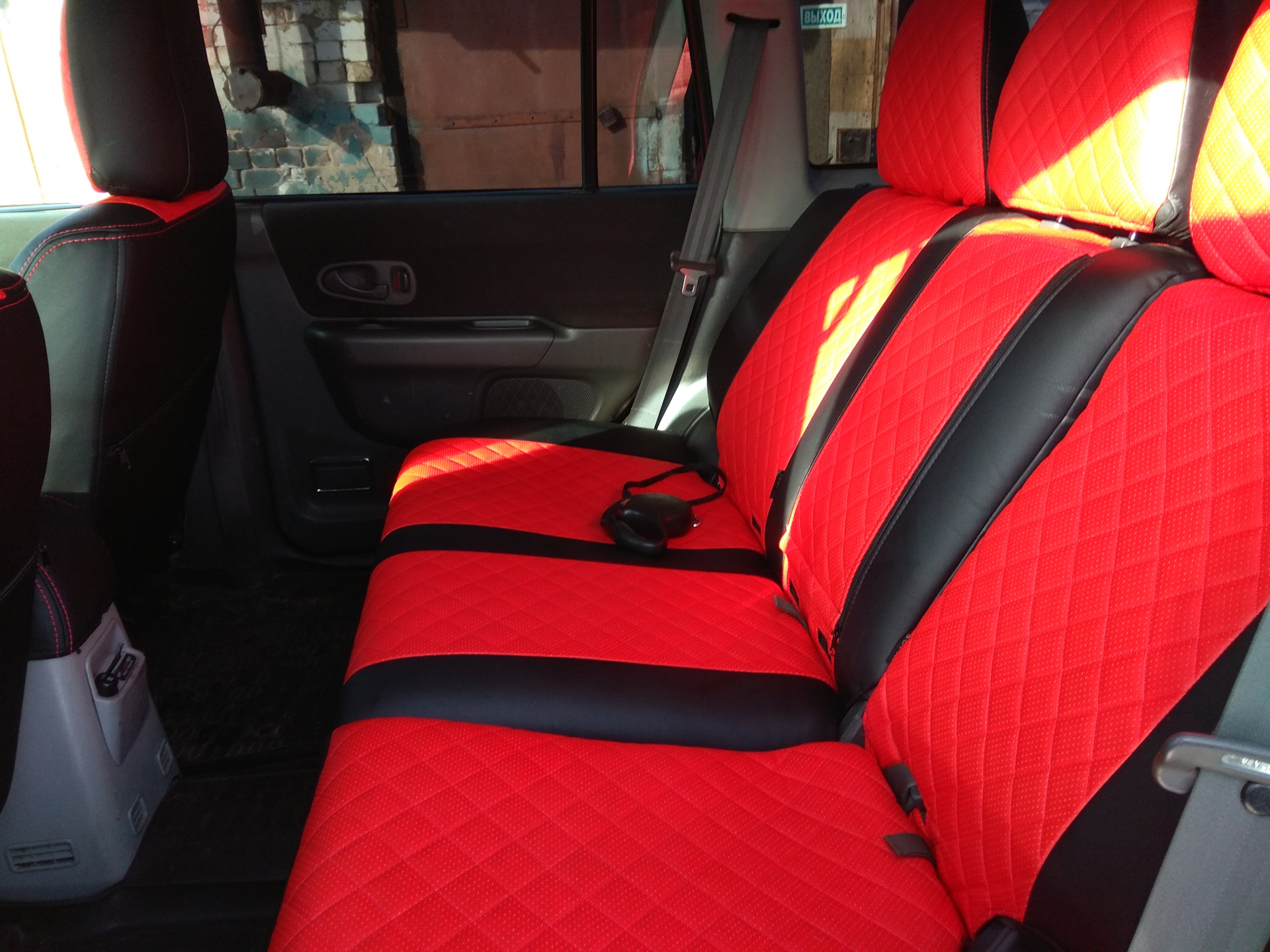 Новые чехлы — Mitsubishi Pajero Sport (1G), 2,5 л, 2007 года | тюнинг ...