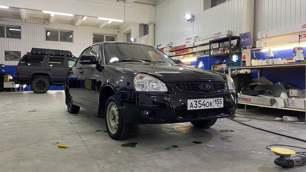 Lada Приора седан 1.6 бензиновый 2011 | Black Beast на DRIVE2