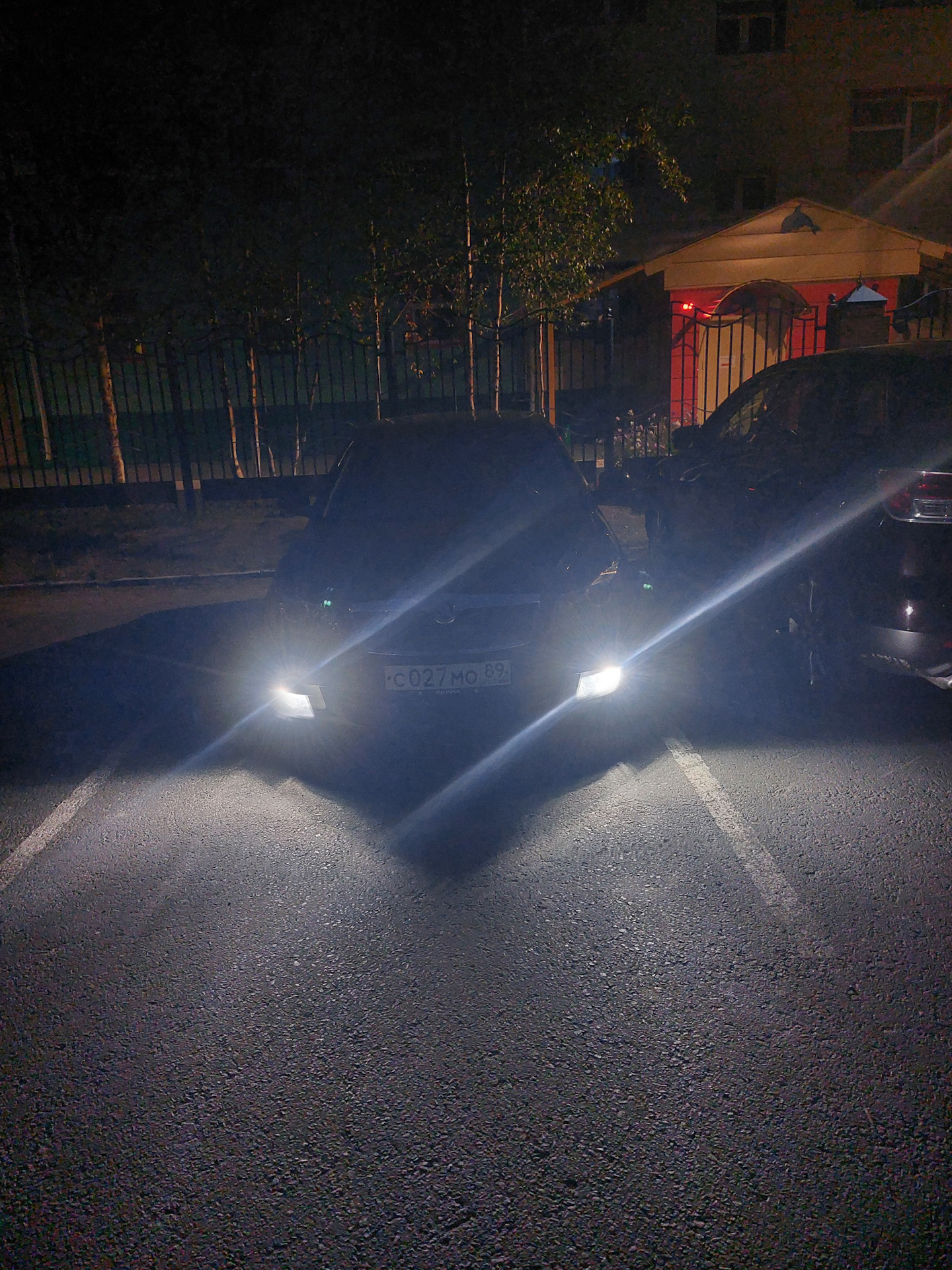 131293 LED лампы в ПТФ(ДХО) — Skoda Octavia A5 Mk2, 1,8 л, 2013 года ...