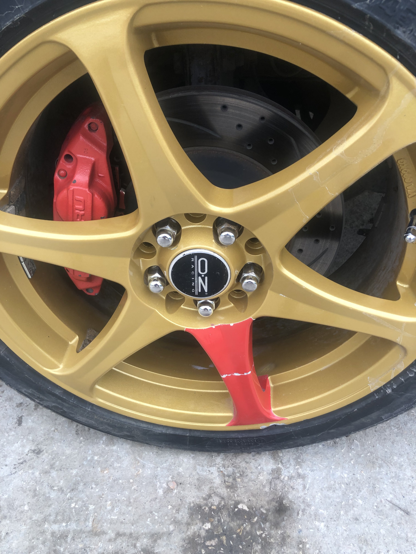 Беда, на диске лопнула спица😞 — Subaru Impreza WRX (GD, GG), 2 л, 2000 ...