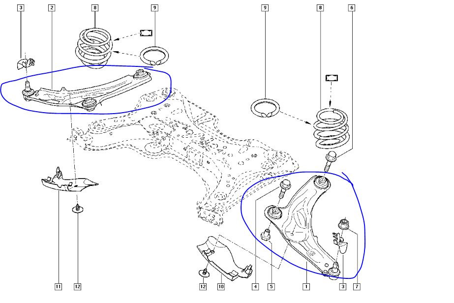 Схема передней подвески логан. Renault Espace 4 задняя подвеска. Схема подвески Рено Эспейс 2. Схема передней подвески Рено Эспейс 4. Рено Эспейс рычаги правый левый подвеска.