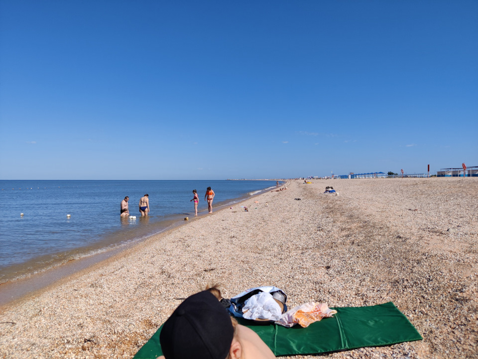 Пляж в ейске 2022