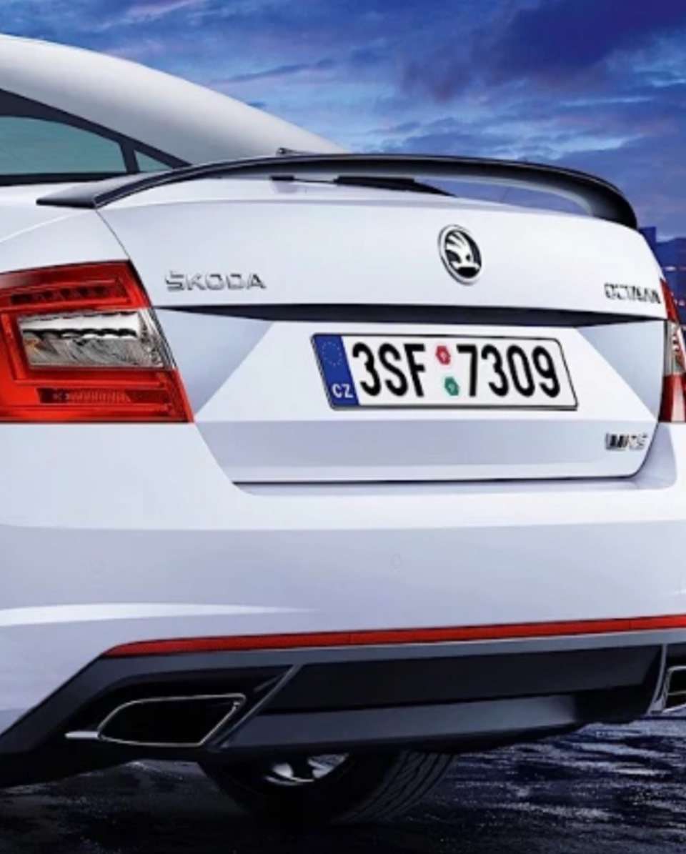 Спойлер A7 VRS новая тюняшка для стайлинга! — Skoda Octavia A7 Mk3, 1,6 ...