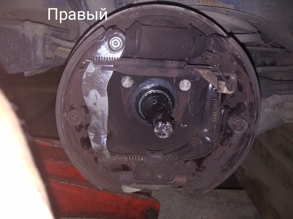 Задние тормоза — Chevrolet Lanos, 1,5 л, 2008 года | запчасти | DRIVE2