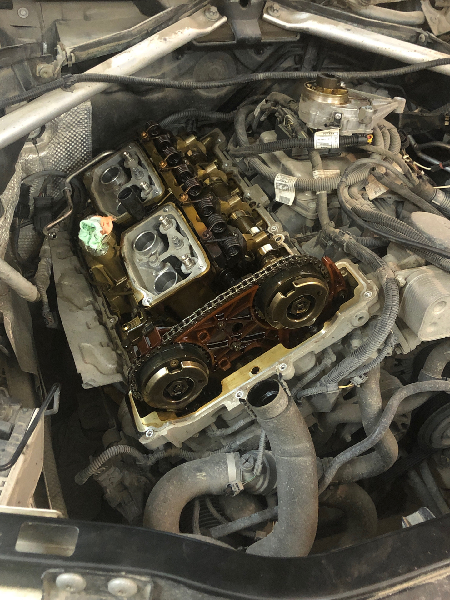 Самостоятельная замена ГРМ n20b20 — BMW X3 (F25), 2 л., 2014 года ...