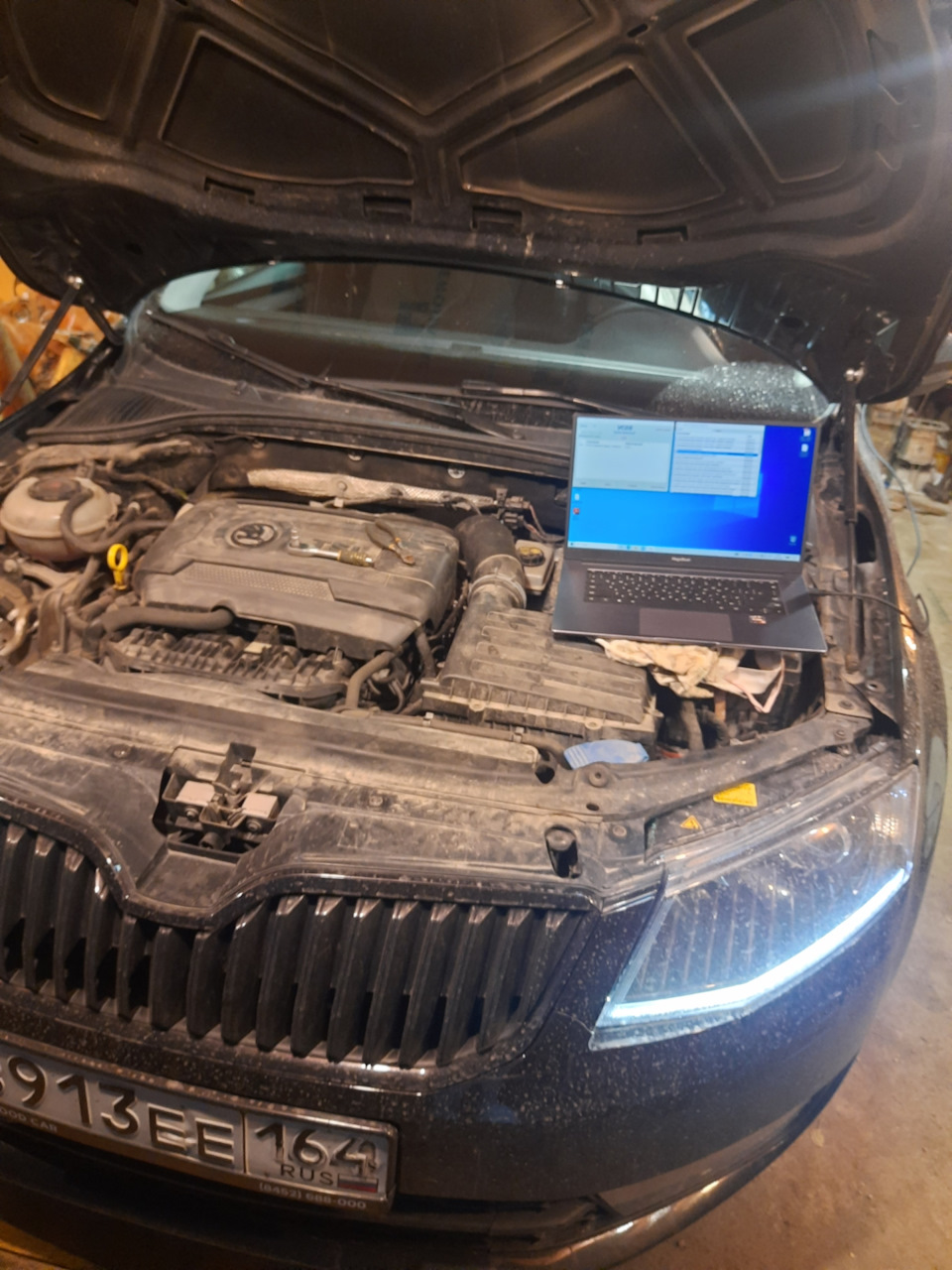 Регулировка актуатора турбины — Skoda Octavia A7 Mk3, 1,8 л, 2013 года ...