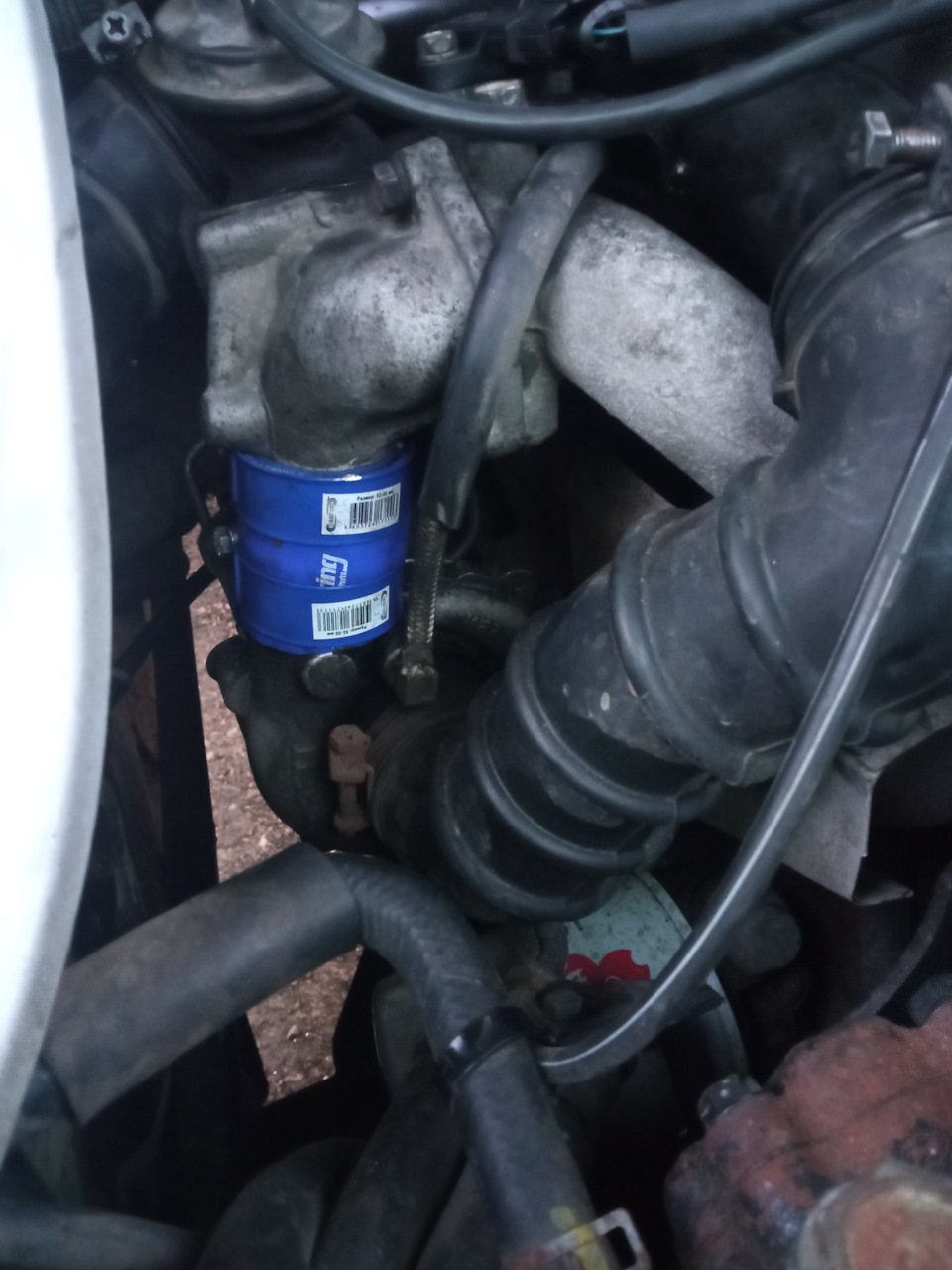 Патрубок турбины портер 1 — Hyundai Porter (3G), 2,5 л, 2008 года ...