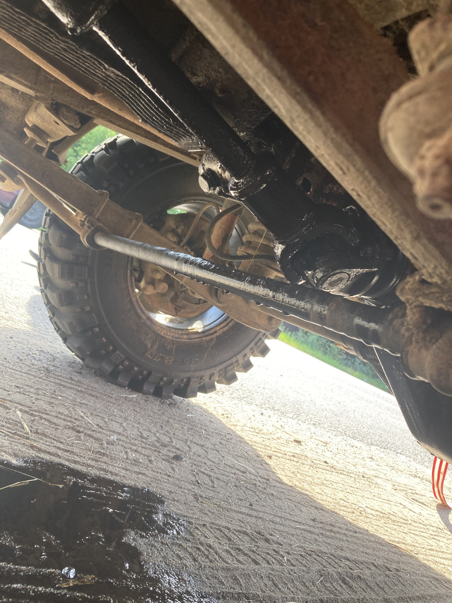 Отвалился кардан))) — УАЗ Patriot, 2,7 л, 2006 года | поломка | DRIVE2