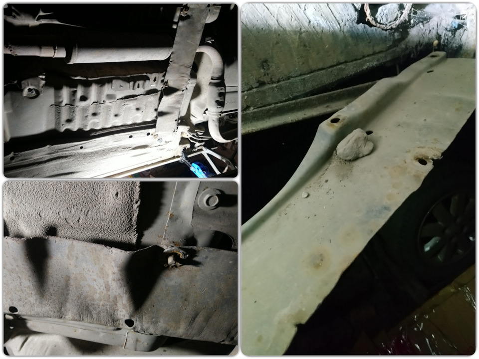 В моём случае она уже подваривалась, и повидала жизни, учитывая состояние. Когда снял, обнаружил что в полости застрял камень. — Nissan Primera Wagon (W11)