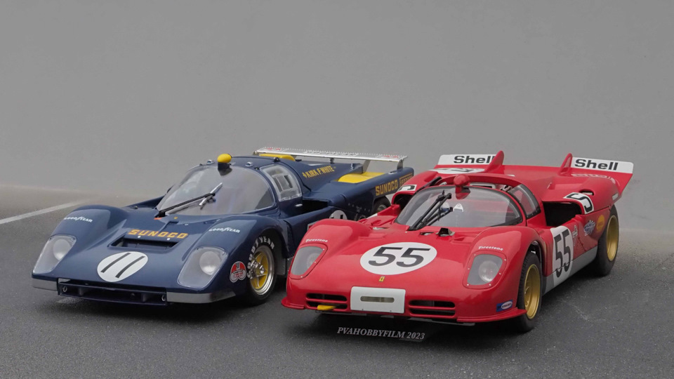 1:18 - buy Hotwheels Elite - Ferrari 512 S Nurburgring 1970 #55 / 7 J 786