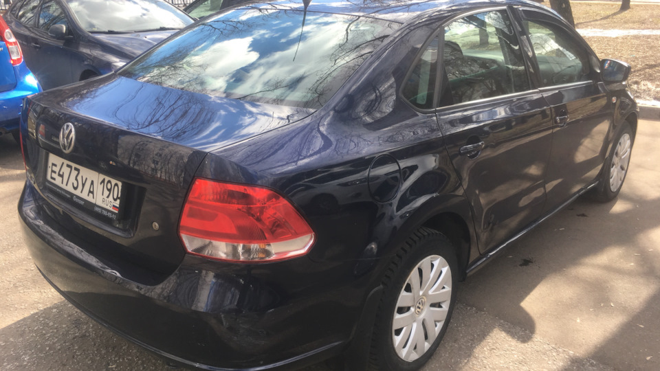 ТО 122'500 км. — Volkswagen Polo Sedan, 1,6 л, 2012 года | плановое ТО ...