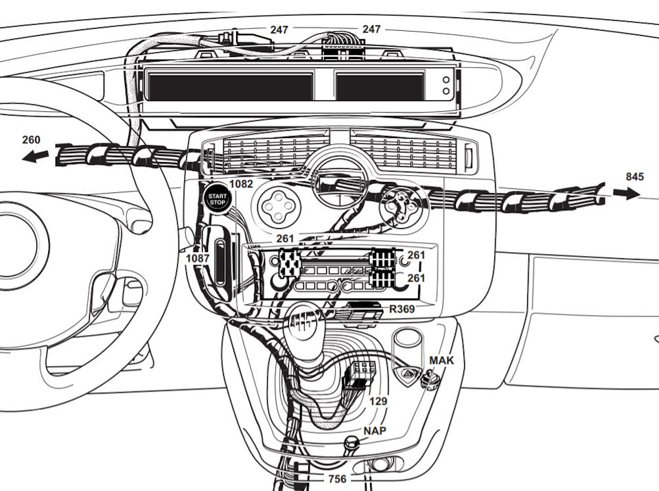 Схема renault scenic 2