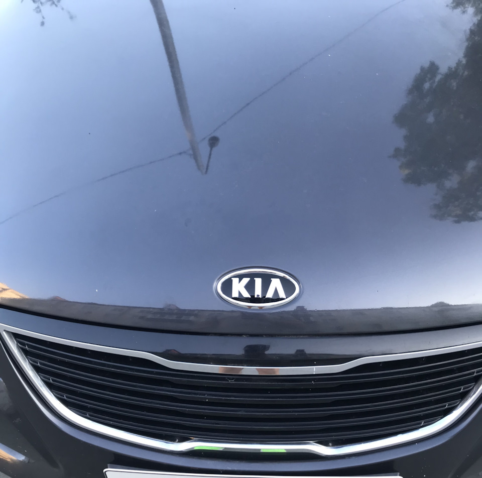 Эмблема КИА — KIA K7 (1G), 2,7 л, 2010 года | стайлинг | DRIVE2