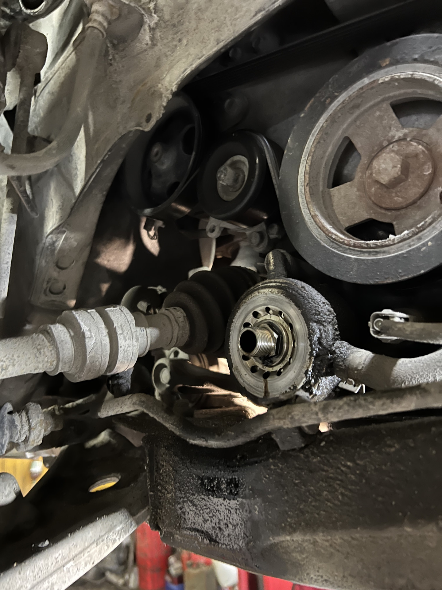 ТО замена масла и (замена втулки в рулевой рейке) — Nissan Teana (J32 ...