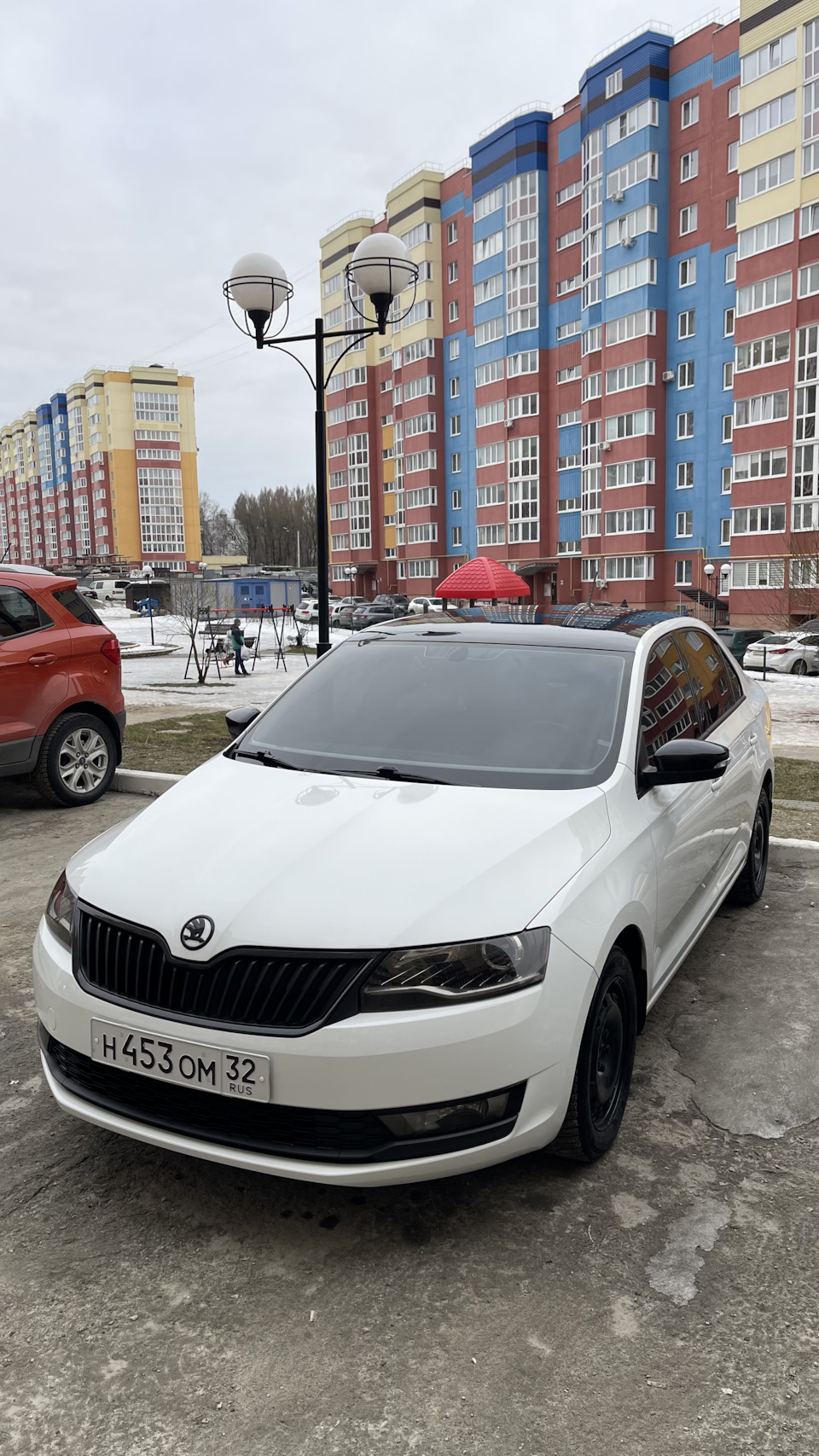 Брызговики стиль ✓ — Skoda Rapid (1G), 1,6 л, 2017 года | своими руками |  DRIVE2