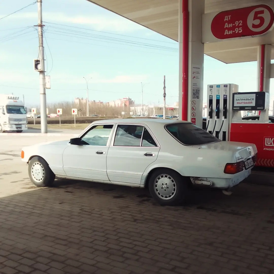 Выехал после зимовки — Mercedes-Benz S-Class (W126), 5 л, 1984 года |  покатушки | DRIVE2