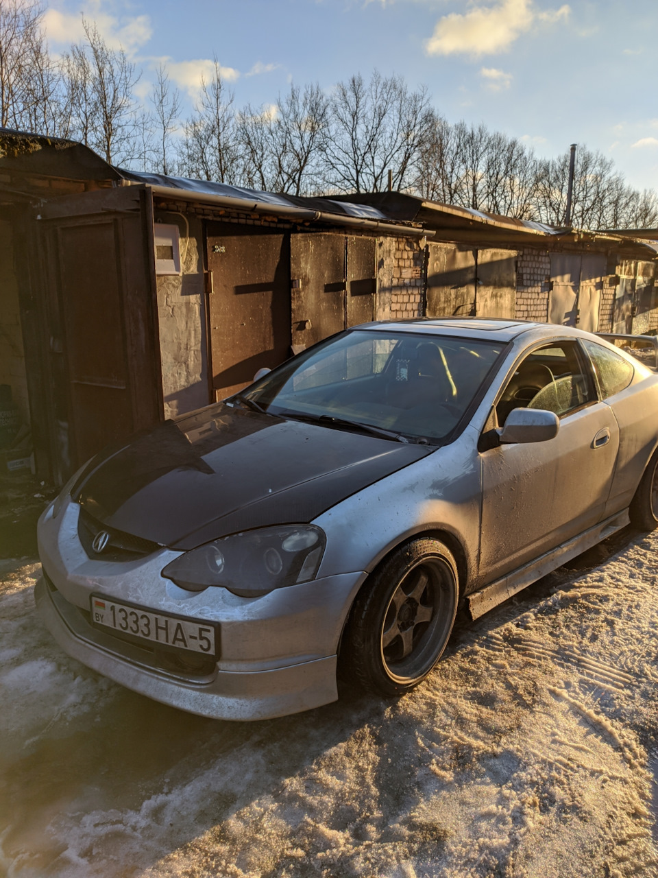 12. Пластиковый капот под карбон, генератор — Acura RSX, 2 л, 2002 года |  тюнинг | DRIVE2