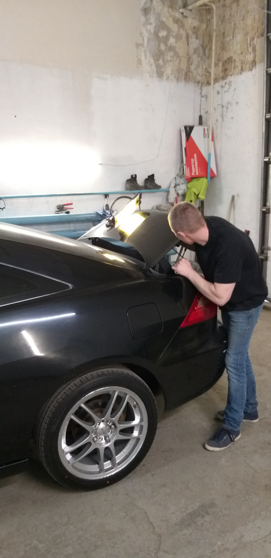 Правка вмятин без покраски — Honda Accord Coupe (7G), 2,4 л, 2004 года ...