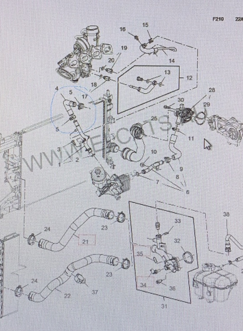 Порвался шланг — Opel Astra J GTC, 1,4 л, 2012 года | поломка | DRIVE2
