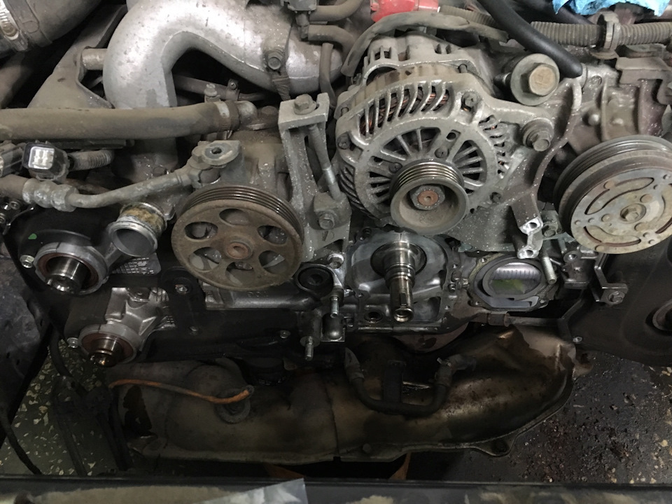 Замена ГРМ 2 или большое ТО2. — Subaru Legacy (BL/BP), 2 л, 2008 года ...