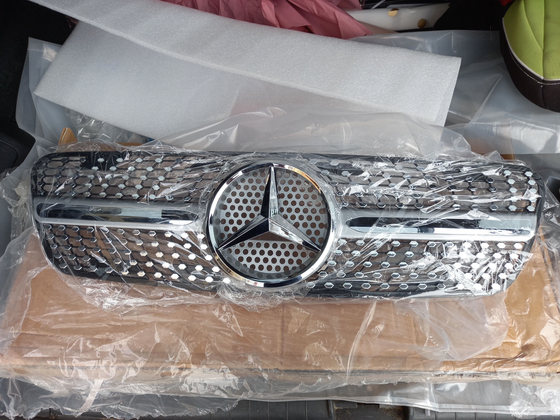 Решетка радиатора — Mercedes-Benz M-Class (W163), 2,7 л., 2004 года ...