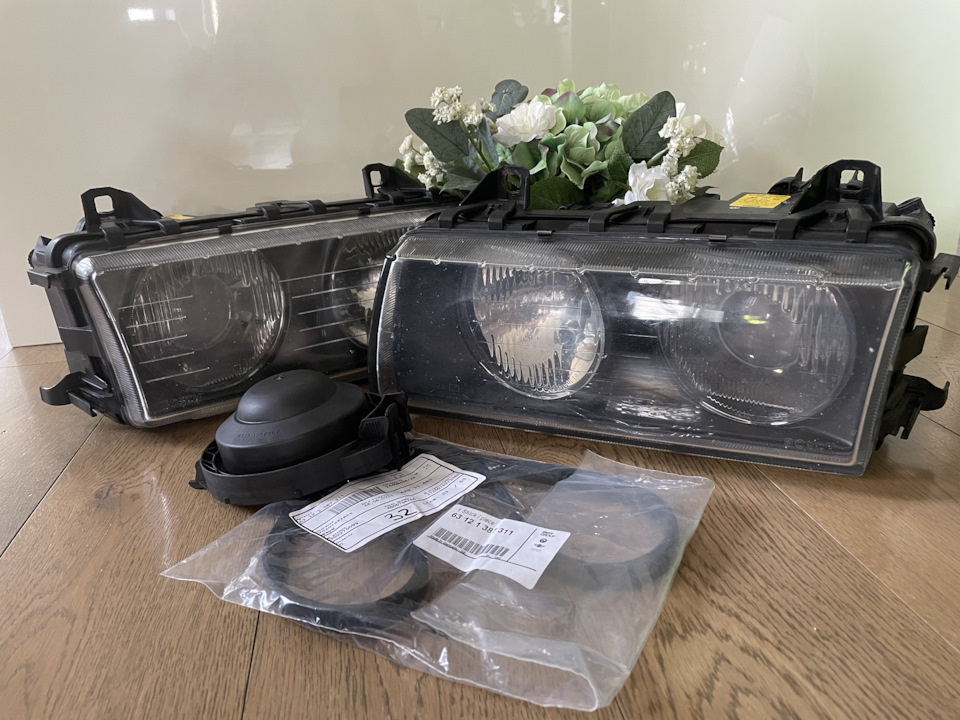 Фары это наши глаза)) — BMW 3 series Convertible (E36), 2,8 л, 1998 ...