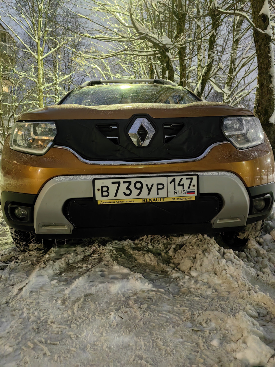 На улице +2, а мы утепляемся… — Renault Duster (2G), 1,5 л, 2021 года |  аксессуары | DRIVE2